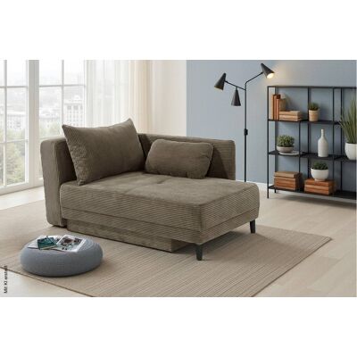 Recamiere taupe Microfaser B/H/T: ca. 155x81x73 cm Recamiere taupe Microfaser B/H/T: ca. 155x81x73 cm