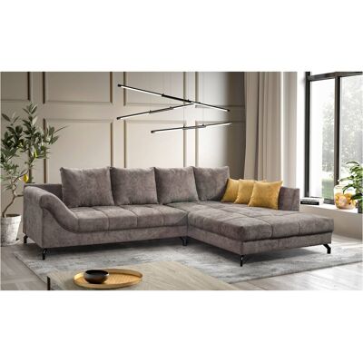 Ecksofa stone Microfaser B/H/T: ca. 306x92x203 cm Ecksofa stone Microfaser B/H/T: ca. 306x92x203 cm