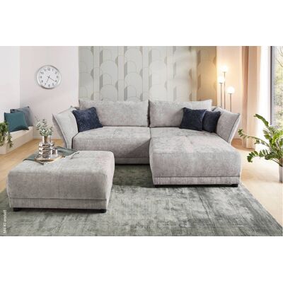 Ecksofa hellgrau Webstoff B/H/T: ca. 279x89x187 cm Ecksofa hellgrau Webstoff B/H/T: ca. 279x89x187 cm