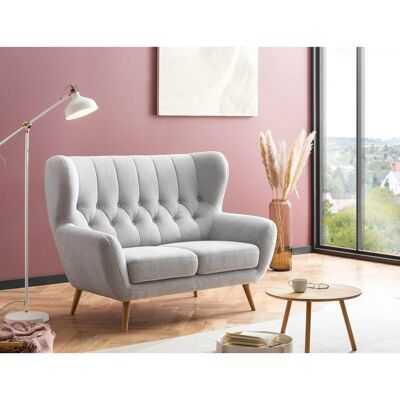 Sofa hellgrau B/H/T: ca. 137x101x95 cm Sofa hellgrau B/H/T: ca. 137x101x95 cm