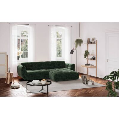 Ecksofa grün Microfaser B/H/T: ca. 280x81x178 cm Ecksofa grün Microfaser B/H/T: ca. 280x81x178 cm