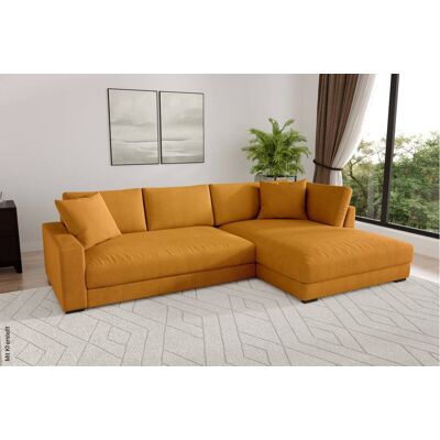 Ecksofa curry Microfaser B/H/T: ca. 300x83x190 cm Ecksofa curry Microfaser B/H/T: ca. 300x83x190 cm