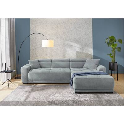 Ecksofa mit elektrischer Sitztiefenverstellung grau Microfaser B/H/T: ca. 296x105x200 cm Ecksofa mit elektrischer Sitztiefenverstellung grau Microfaser B/H/T: ca. 296x105x200 cm