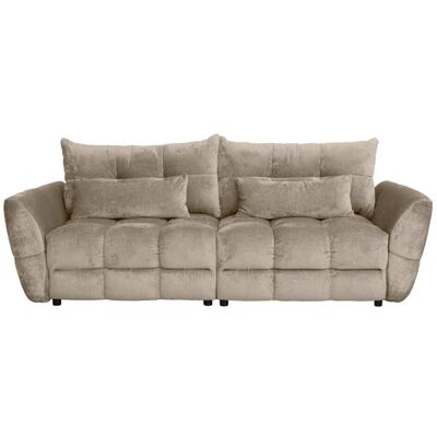 Big Sofa Moma Greige Microfaser B/H/T: ca. 250x97x120 cm Big Sofa Moma Greige Microfaser B/H/T: ca. 250x97x120 cm