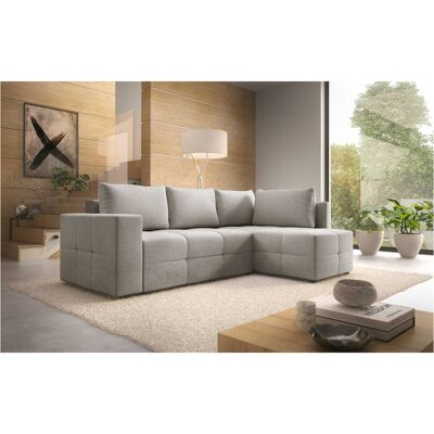 Ecksofa mit Bettfunktion und Bettkasten stone Flachgewebe B/T: ca. 238x167 cm Ecksofa mit Bettfunktion und Bettkasten stone Flachgewebe B/T: ca. 238x167 cm