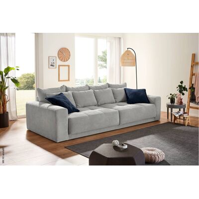 Big Sofa hellgrau Microfaser B/H/T: ca. 298x80x135 cm Big Sofa hellgrau Microfaser B/H/T: ca. 298x80x135 cm