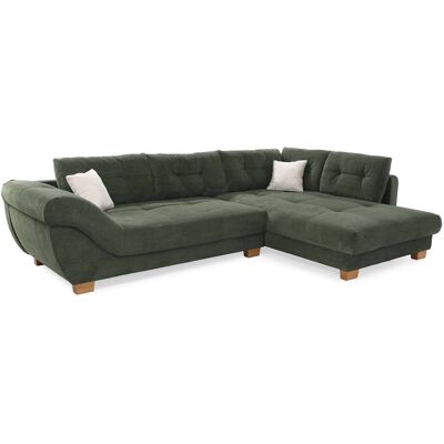 Ecksofa grün Microfaser B/H/T: ca. 346x90x221 cm Ecksofa grün Microfaser B/H/T: ca. 346x90x221 cm