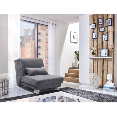 Schlafsofa Gina grau B/H/T: ca. 80x86x95 cm Schlafsofa Gina grau B/H/T: ca. 80x86x95 cm