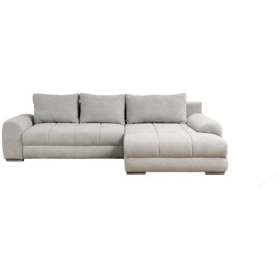 Ecksofa mit Bettfunktion und Bettkasten Lorenz taupe Microfaser B/H/T: ca. 284x74x180 cm Ecksofa mit Bettfunktion und Bettkasten Lorenz taupe Microfaser B/H/T: ca. 284x74x180 cm