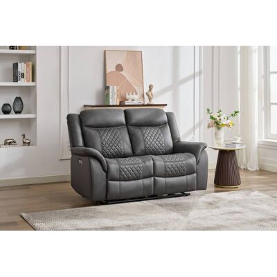 Sofa Pedro grau Microfaser B/H/T: ca. 162x108x94 cm Sofa Pedro grau Microfaser B/H/T: ca. 162x108x94 cm