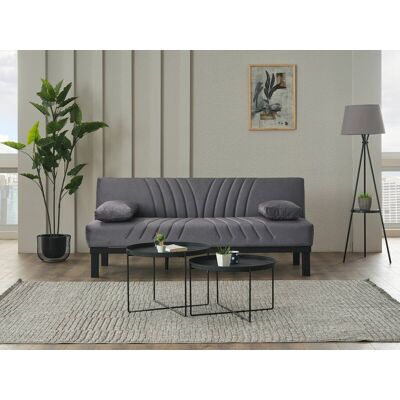 Schlafsofa grau Polyester B/H/T: ca. 190x86x84 cm Schlafsofa grau Polyester B/H/T: ca. 190x86x84 cm