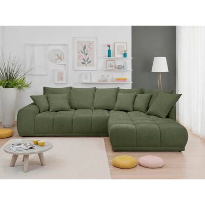 Ecksofa grün Microfaser B/H/T: ca. 312x97x229 cm Ecksofa grün Microfaser B/H/T: ca. 312x97x229 cm