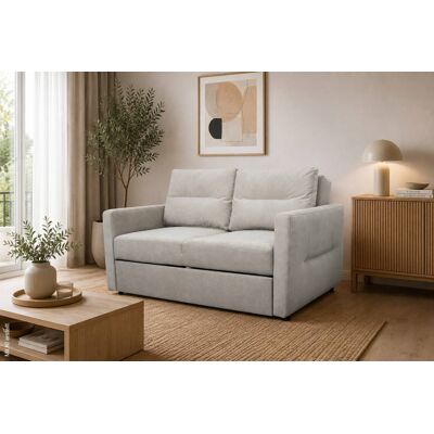 Schlafsofa Gloria grau Webstoff B/H/T: ca. 152x94x102 cm Schlafsofa Gloria grau Webstoff B/H/T: ca. 152x94x102 cm