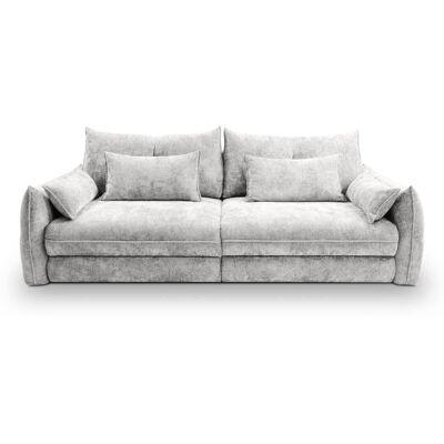 Big Sofa Delphine silber Microfaser B/H/T: ca. 246x74x119 cm Big Sofa Delphine silber Microfaser B/H/T: ca. 246x74x119 cm