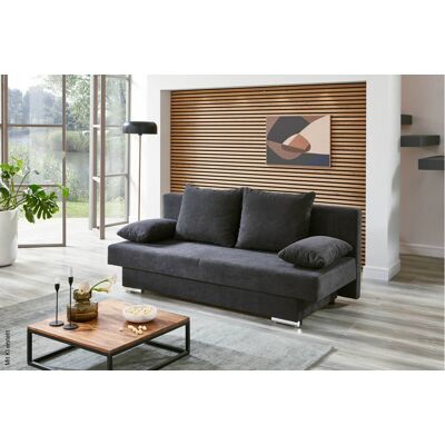 Schlafsofa Grenoble anthrazit Microfaser B/H/T: ca. 190x38x70 cm Schlafsofa Grenoble anthrazit Microfaser B/H/T: ca. 190x38x70 cm
