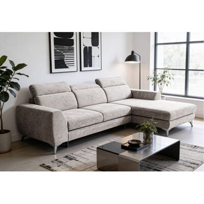 Ecksofa mit Bettfunktion und Bettkasten sand Microfaser B/T: ca. 264x191 cm Ecksofa mit Bettfunktion und Bettkasten sand Microfaser B/T: ca. 264x191 cm