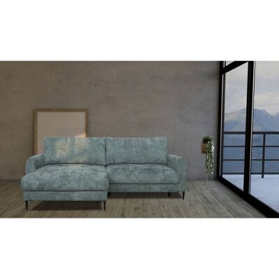 Ecksofa mit Bettfunktion und Bettkasten lagunen blau Microfaser B/H/T: ca. 221x94x142 cm Ecksofa mit Bettfunktion und Bettkasten lagunen blau Microfaser B/H/T: ca. 221x94x142 cm