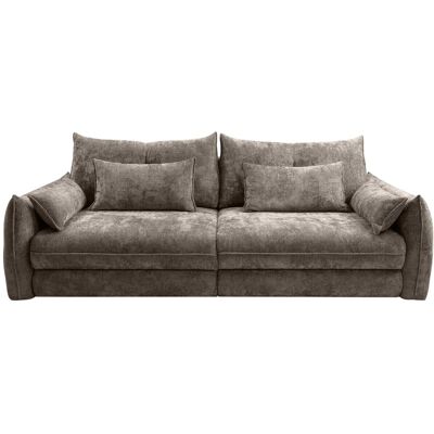 Big Sofa Delphine taupe Microfaser B/H/T: ca. 246x74x119 cm Big Sofa Delphine taupe Microfaser B/H/T: ca. 246x74x119 cm