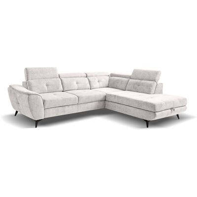 Ecksofa mit Bettfunktion und Bettkasten natur Microfaser B/H/T: ca. 274x82x231 cm Ecksofa mit Bettfunktion und Bettkasten natur Microfaser B/H/T: ca. 274x82x231 cm