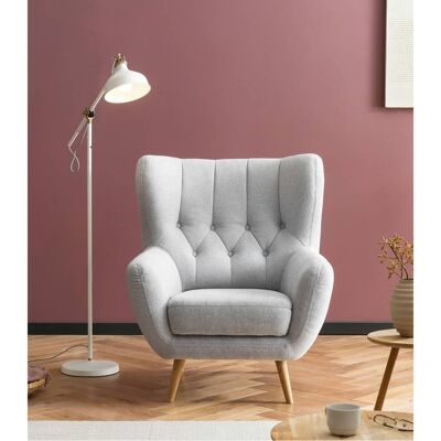Sessel hellgrau B/H/T: ca. 87x101x95 cm Sessel hellgrau B/H/T: ca. 87x101x95 cm