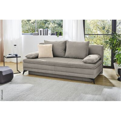 Schlafsofa grau Microfaser B/H/T: ca. 202x87x106 cm Schlafsofa grau Microfaser B/H/T: ca. 202x87x106 cm