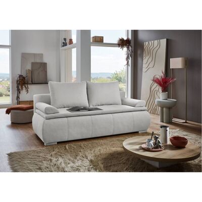 Dauerschlafsofa natur Microfaser B/H/T: ca. 207x94x90 cm Dauerschlafsofa natur Microfaser B/H/T: ca. 207x94x90 cm