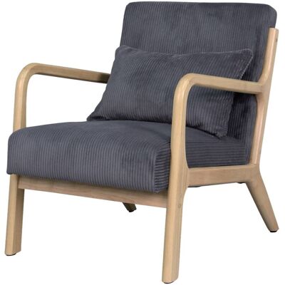 byLIVING Sessel NOHR natur grau B/H/T: ca. 65,2x80,6x76 cm byLIVING Sessel NOHR natur grau B/H/T: ca. 65,2x80,6x76 cm