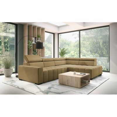 Ecksofa mit Bettfunktion senf Flachgewebe B/T: ca. 300x210 cm Ecksofa mit Bettfunktion senf Flachgewebe B/T: ca. 300x210 cm