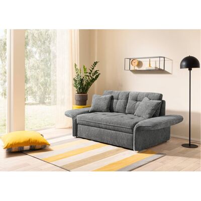 Schlafsofa grau Polyester B/H/T: ca. 191x84x105 cm Schlafsofa grau Polyester B/H/T: ca. 191x84x105 cm