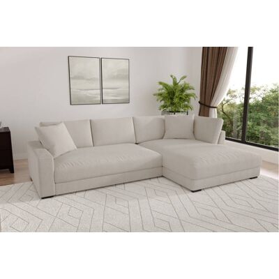 Ecksofa Greige Microfaser B/H/T: ca. 300x83x190 cm Ecksofa Greige Microfaser B/H/T: ca. 300x83x190 cm