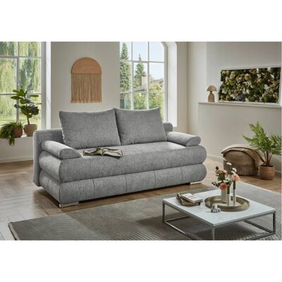 Schlafsofa Biel silber Microfaser B/H/T: ca. 199x97x95 cm Schlafsofa Biel silber Microfaser B/H/T: ca. 199x97x95 cm