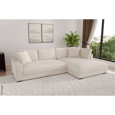 Ecksofa creme Microfaser B/H/T: ca. 300x83x190 cm Ecksofa creme Microfaser B/H/T: ca. 300x83x190 cm