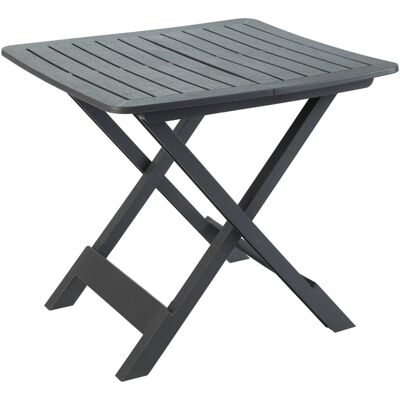 ProGarden Klapptisch Tevere anthrazit Polypropylen B/H/L: ca. 72x70x79 cm ProGarden Klapptisch Tevere anthrazit Polypropylen B/H/L: ca. 72x70x79 cm