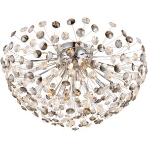 GLOBO LED-Deckenleuchte gold klar Metall H/D: ca. 25x45 cm 4 Brennstellen GLOBO LED-Deckenleuchte gold klar Metall H/D: ca. 25x45 cm 4 Brennstellen