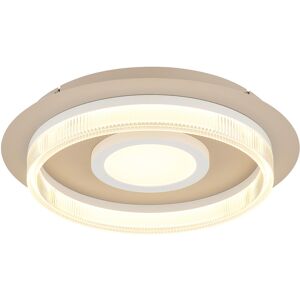 GLOBO Deckenleuchte transparent weiß sand Metall Kunststoff H/D: ca. 8,5x40 cm 1 Brennstellen GLOBO Deckenleuchte transparent weiß sand Metall Kunststoff H/D: ca. 8,5x40 cm 1 Brennstellen