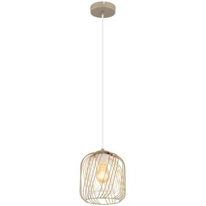 GLOBO Deckenleuchte DICHTI 15965H sand Metall H/D: ca. 150x18 cm E27 1 Brennstellen GLOBO Deckenleuchte DICHTI 15965H sand Metall H/D: ca. 150x18 cm E27 1 Brennstellen