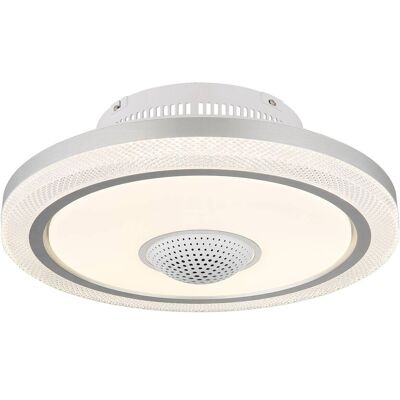 GLOBO LED-Deckenventilator weiß Aluminium Acryl Metall B/H/D: ca. 55x21x55 cm 1 Brennstellen GLOBO LED-Deckenventilator weiß Aluminium Acryl Metall B/H/D: ca. 55x21x55 cm 1 Brennstellen