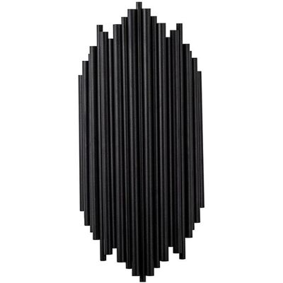 Opviq Wandleuchte schwarz Metall B/H/L: ca. 8x40x18 cm E14 1 Brennstellen Opviq Wandleuchte schwarz Metall B/H/L: ca. 8x40x18 cm E14 1 Brennstellen
