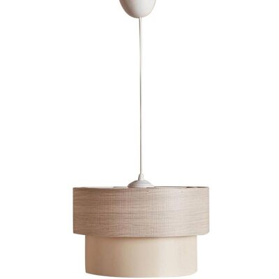 Opviq Pendelleuchte beige PVC B/H/T/L/D: ca. 30x70x30x30x30 cm E27 1 Brennstellen Opviq Pendelleuchte beige PVC B/H/T/L/D: ca. 30x70x30x30x30 cm E27 1 Brennstellen