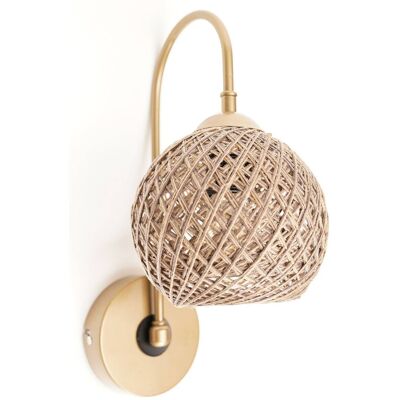 Hmy Design Wandleuchte - 25x25x25cm - E27 - Braun - Modernes Wandlicht Hmy Design Wandleuchte - 25x25x25cm - E27 - Braun - Modernes Wandlicht