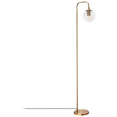 Opviq Stehlampe Viran bronze Glas Metall B/H/T/L/D: ca. 27x146x27x27x15 cm E14 1 Brennstellen Opviq Stehlampe Viran bronze Glas Metall B/H/T/L/D: ca. 27x146x27x27x15 cm E14 1 Brennstellen