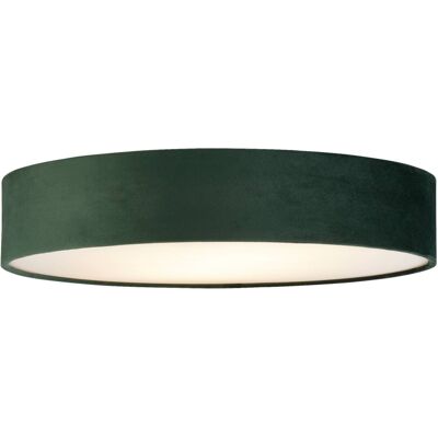 Searchlight Lighting Drum Pleat 3 Light Velvet Flush - Deckenleuchte Searchlight Lighting Drum Pleat 3 Light Velvet Flush - Deckenleuchte