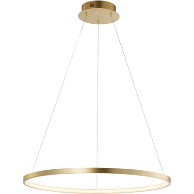 LEUCHTEN DIREKT Anella Gold 60cm Hängeleuchte - Modern, Warmweiß, 28.5W LEUCHTEN DIREKT Anella Gold 60cm Hängeleuchte - Modern, Warmweiß, 28.5W