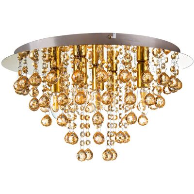 Nino Leuchten London 5-flammig Gold-Deckenleuchte - Deckenlampe Nino Leuchten London 5-flammig Gold-Deckenleuchte - Deckenlampe