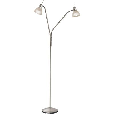 Nino Leuchten Daytona Stehlampe - Verstellbar, Nickel Nino Leuchten Daytona Stehlampe - Verstellbar, Nickel