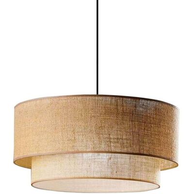 Opviq Pendelleuchte beige PVC Metall B/H/T/L/D: ca. 30x80x30x30x30 cm E27 1 Brennstellen Opviq Pendelleuchte beige PVC Metall B/H/T/L/D: ca. 30x80x30x30x30 cm E27 1 Brennstellen