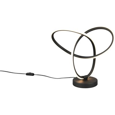 Reality LED-Tischleuchte Lando schwarz Metall B/H/L: ca. 28x12x28 cm Reality LED-Tischleuchte Lando schwarz Metall B/H/L: ca. 28x12x28 cm