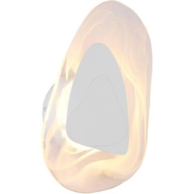 GLOBO LED-Wandleuchte DORSEY 78411W weiß klar Metall B/H: ca. 20,3x31,5 cm 1 Brennstellen GLOBO LED-Wandleuchte DORSEY 78411W weiß klar Metall B/H: ca. 20,3x31,5 cm 1 Brennstellen