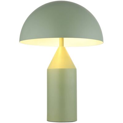 GLOBO LIGHTING ATOMA Metall-Tischlampe - 2-flammig, 28cm, Blassgrün GLOBO LIGHTING ATOMA Metall-Tischlampe - 2-flammig, 28cm, Blassgrün