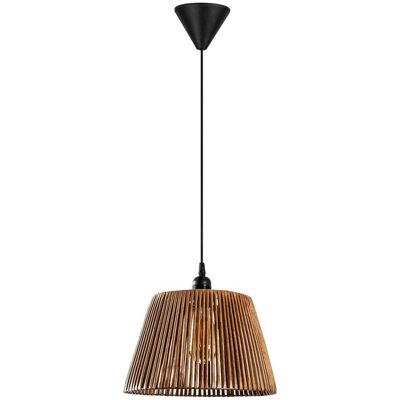 Opviq Pendelleuchte Cone Natural kamel Metall B/H/T/L/D: ca. 30x65x30x30x30 cm E27 1 Brennstellen Opviq Pendelleuchte Cone Natural kamel Metall B/H/T/L/D: ca. 30x65x30x30x30 cm E27 1 Brennstellen